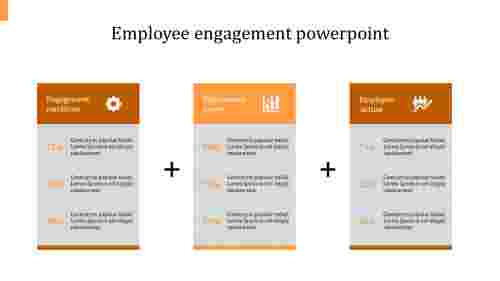 employee engagement powerpoint-orange
